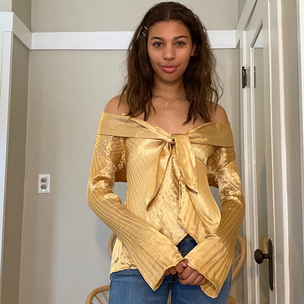 VINTAGE GOLD TOP - Picture 3 of 4